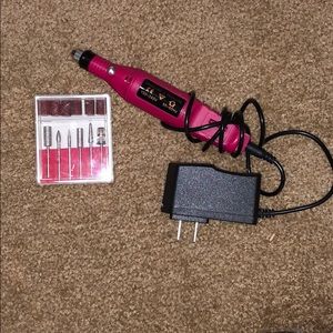 Electric nail filing kit